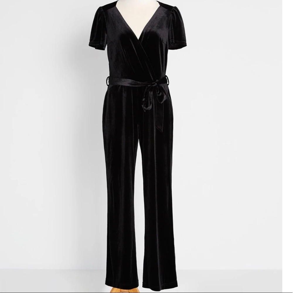 Velvet Long Jumpsuit